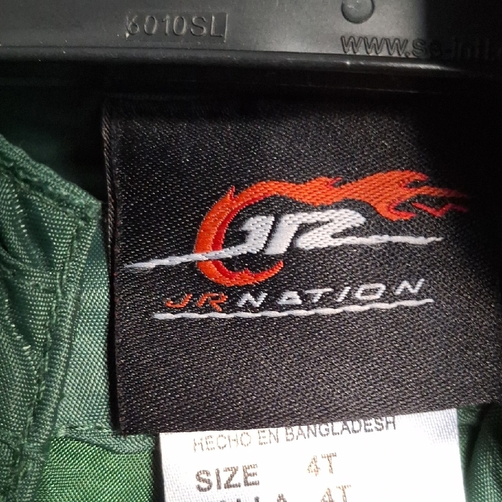 Kids Green Racing Jacket - Picture 4 of 7